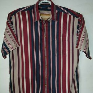 Salmon River Traders Striped Men's Shirt XLT